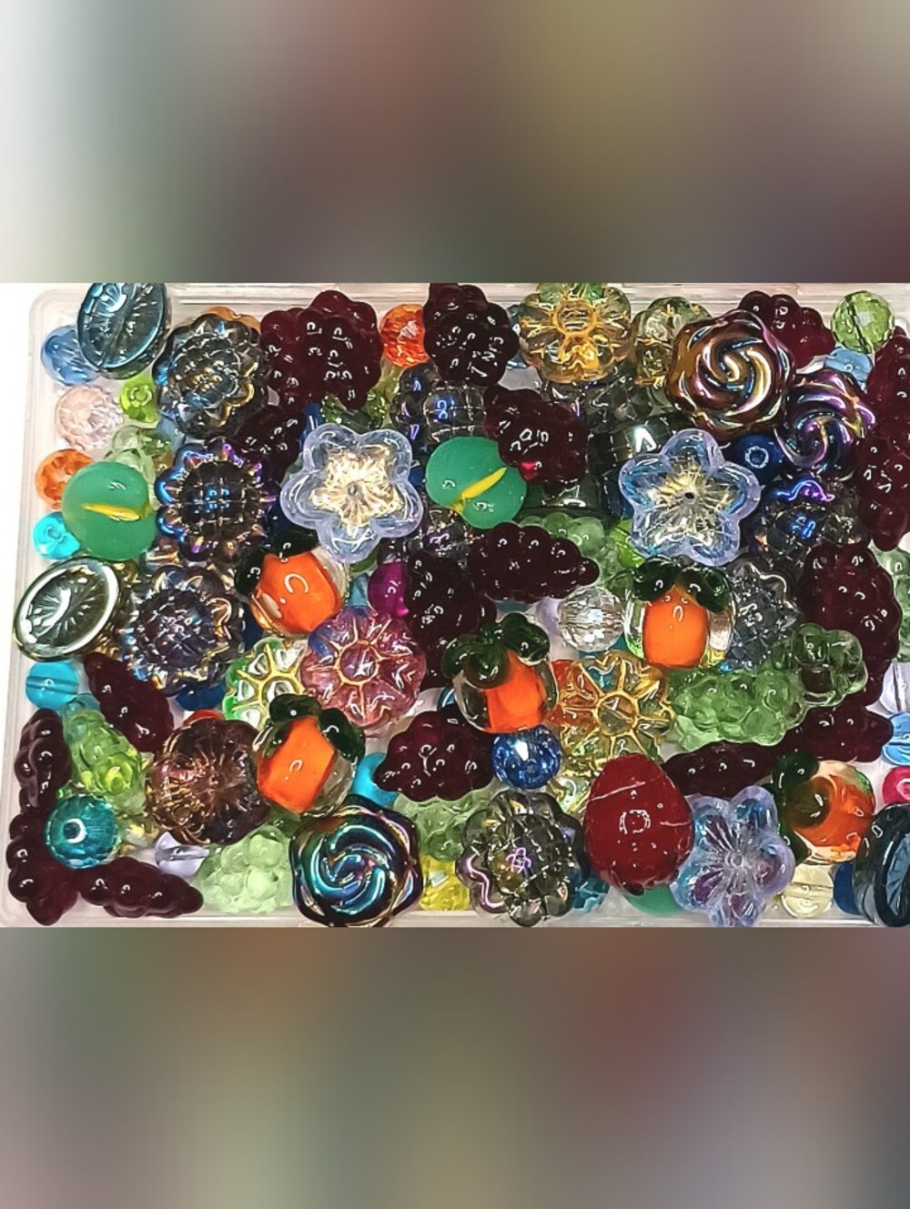 Glass Bead mix loose for jewelry-making 100pcs